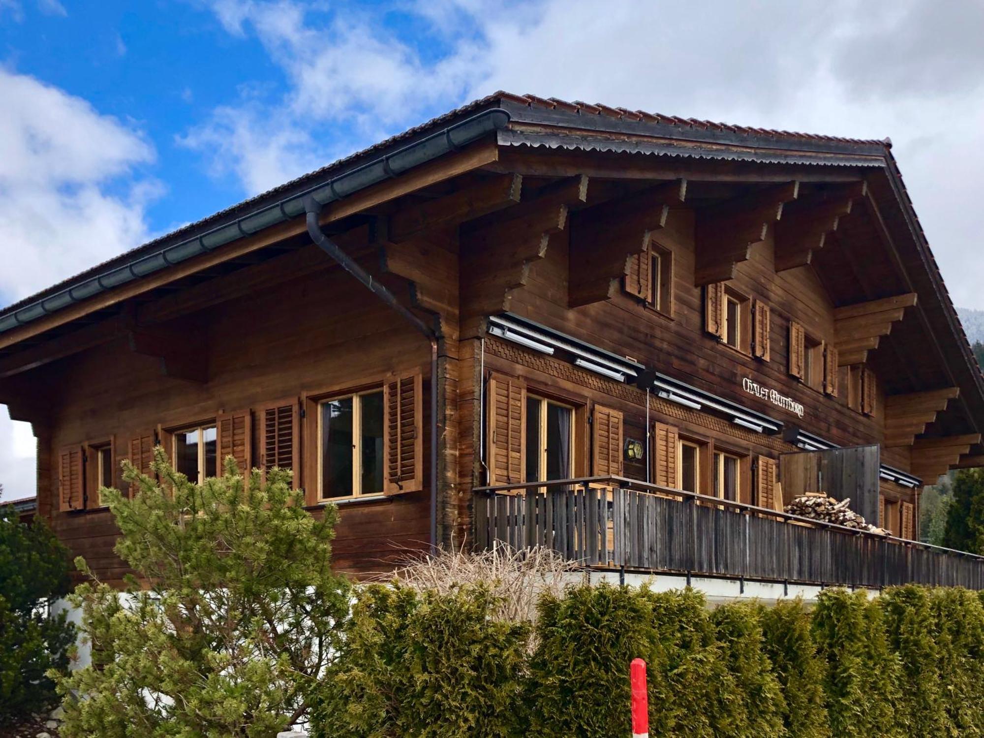 Cozy Apartment With Stunning View Gsteig Exterior foto