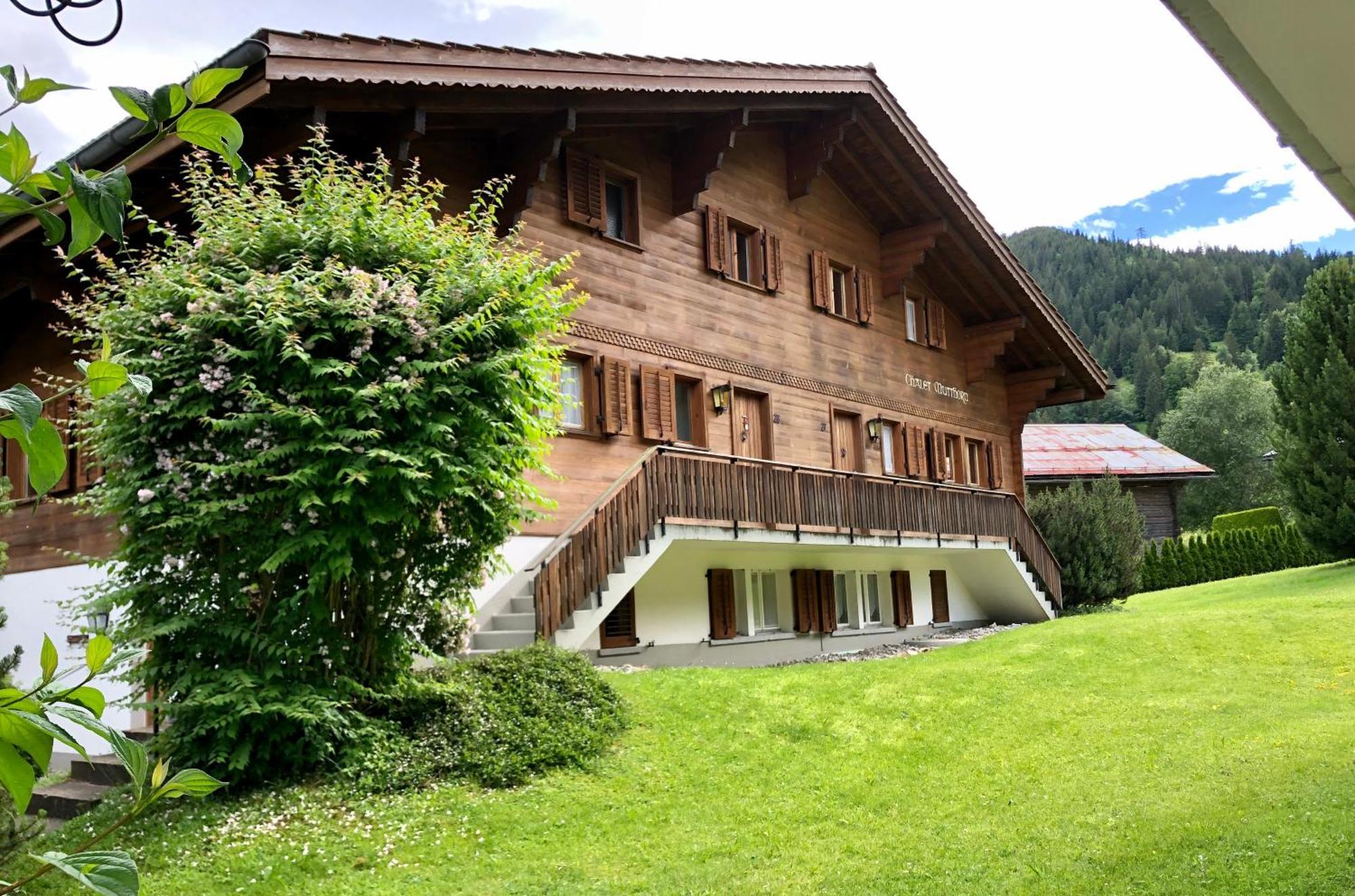 Cozy Apartment With Stunning View Gsteig Exterior foto
